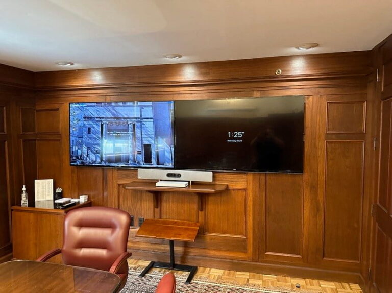 REV-T audio visual integration project — installed system, photo 8