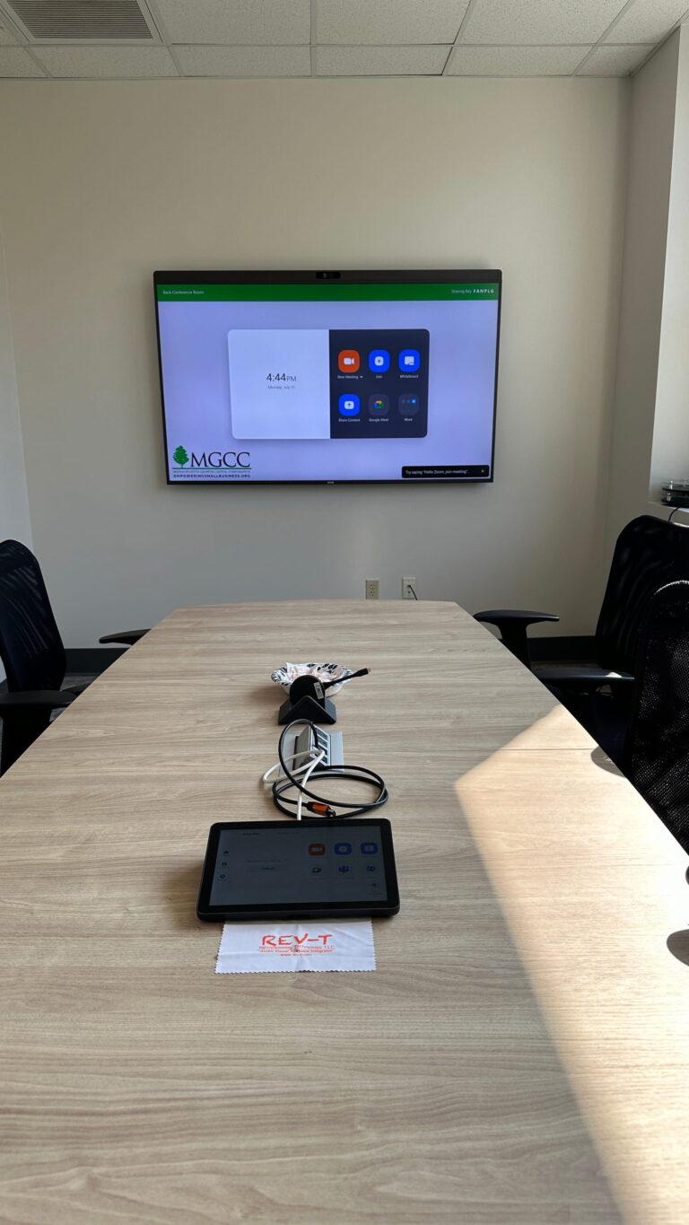 REV-T audio visual integration project — installed system, photo 11