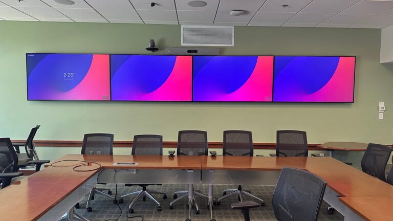 REV-T audio visual integration project — installed system, photo 13