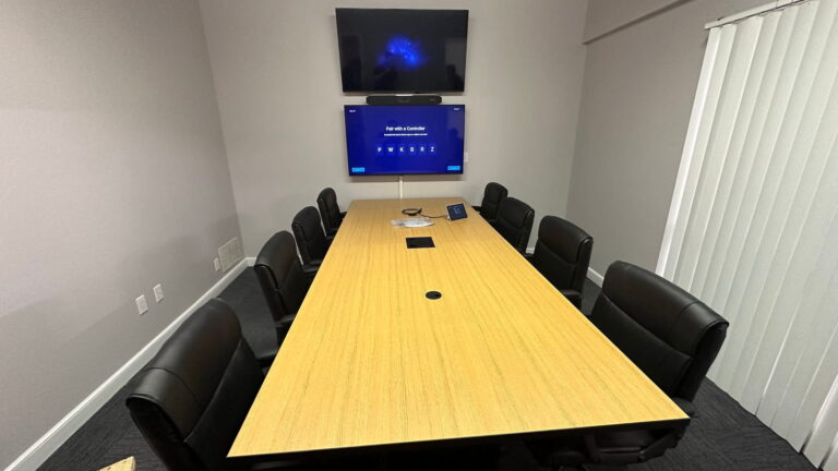 REV-T audio visual integration project — installed system, photo 15