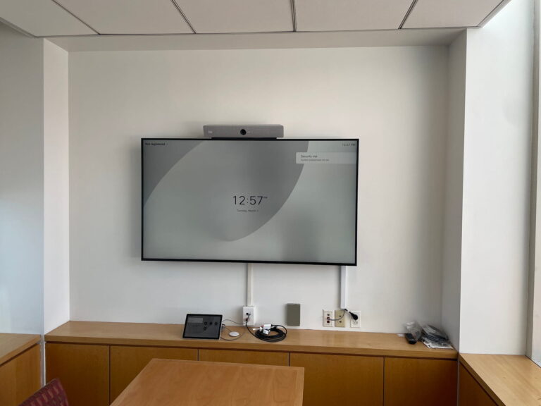 REV-T audio visual integration project — installed system, photo 17