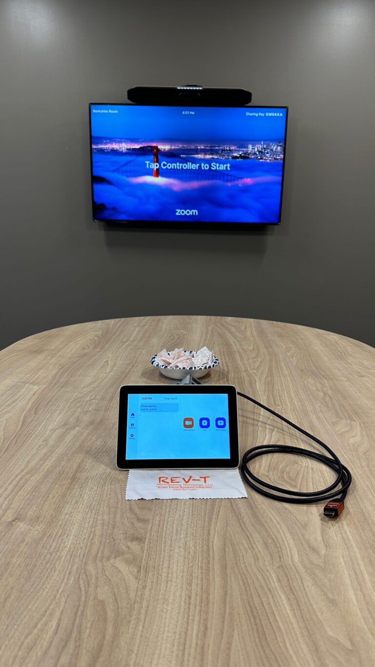 REV-T audio visual integration project — installed system, photo 21